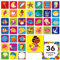 Hebayy 72 Stück Mermaid World Memory Matching Game, Marine World Matching Karten für Kleinkinder, 36 Paare Prinzessin/Diamant/Tier Memory Karten, pädagogisches Spielzeug für Vorschulkinder im Alter