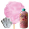 Treaclemoon Sweet Candy Floss Shower and Bath Gel (500 ml) with a Pair of Exfoliating Gloves.