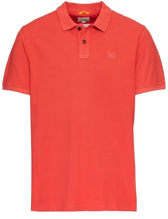 camel active Herren Kurzarm Poloshirt aus Baumwolle
