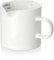 ABRUTY Espresso Cups, 5 OZ Ceramic Double Spouts Cups, Shot Cup Mug with Handle and Measuring, Small Accessories for Machine Set Suitable for Milk Coffee Syrup