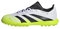 adidas Predator League Turf Football Boots Kids, Cloud White/Core Black/Lucid Lemon, 11 UK Child