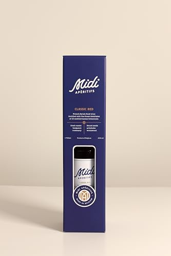 Midi Aperitifs | Red Gift Set 21% ABV | 70cl | Crafted from a Syrah rosé base with cassis, bergamot and herbal botanicals for a rich, juicy flavour.
