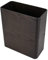 Papelera de reciclaje de papel ecológica para escritorio de oficina, grado E0, fibra de protección del medio ambiente, 26,5 x 13 x 30 cm, papelera
