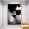 LIMAIDUO Vintage-Weinposter, Wandkunst, Bar-Poster, Schwarz-Weiß-Drucke, Küchenbar-Dekor, Cocktailbar, Leinwandgemälde, Schlafzimmer-Dekoration, 80 x 120 cm, rahmenlos