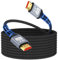 Cable HDMI 2.1 5M 8K,48Gbps cable HDMI de ultra alta velocidad 8K@60Hz 4K@120Hz 7680P,HDMI 2.1 admite HDR10 eARC 3D HDCP 2.2 y 2.3,compatible con PS5/4 X-Box HDTV Reproductor de Blu-ray/monitor