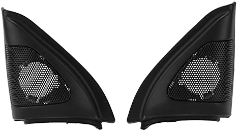 Aramox Cache Haut-Parleur Tweeter Compatible avec Voiture 2003-2006, ABS Noir, Installation Facile
