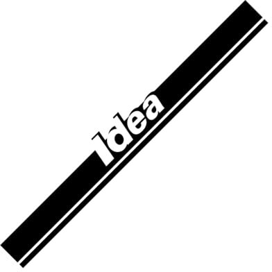 ZAYTEBH Adesivo Striscia Cofano per Fiat Idea Decalco Racing Impermeabile Resistente Calore Auto Modifiche Decorazioni Accessori