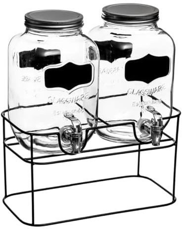 Paris Prix Secret de Gourmet - Double Distributeur de Boisson Fresh 8L Transparent