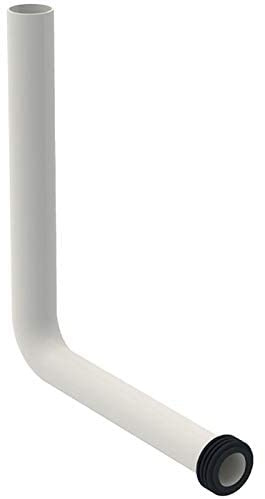 Geberit - Discharge Elbow 90° Geberit, 16 X 29 cm, for Cistern to Integrate into Furniture: D50Mm A16Cm Natural Plastic (119.705.93.1)