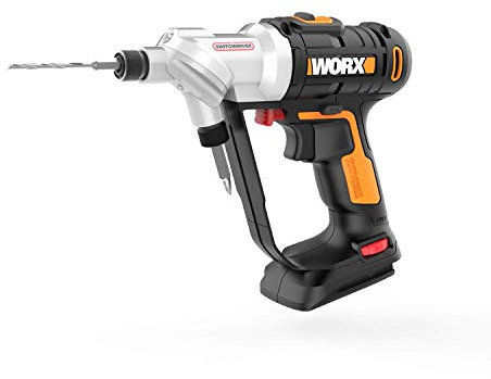 WORX WX176L.9 Switchdriver 2-in-1 Cordless Drill and Driver with Rotating Dual Chucks and 2-Speed Motor with Precise Electronic Torque Control