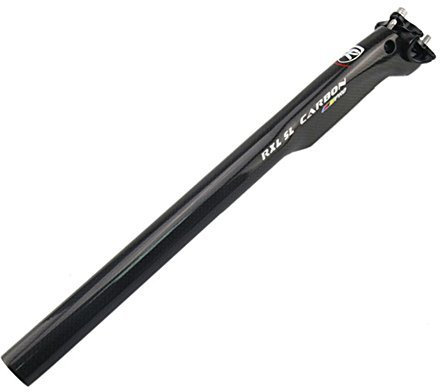 RXL SLrennrad sattelrohr Carbon MTB sattelstütze 31,6 versatz 25mm 3K Glänzend 31,6*350mm
