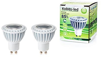 GU10 LED Lampen Leuchtmittel als Halogenlampen, 2er Pack 3W ersetzt 30W in warmweiss, dimmbar, (60 Monate Garantie) Kobos-led