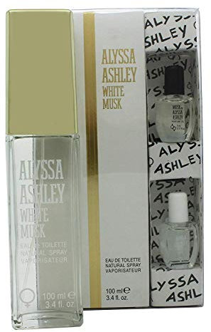 ALYSSA ASHLEY White Musk EDT Spray Plus Moschusöl, 100 ml / 5 ml