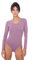 Evoni Damenbody | Overall Bodysuit mit Rundhals für Frauen | Langarm-Body in verschiedenen Farben | Optimale Alternative für Sport & Freizeit | Eleganter Jumpsuit(Small, Rosa)