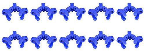 stonylab Kunststoff Gelenk Klemmen, 10 Stück 19 mm Labor Klemme #19 Plastic Joint Clips Keck Klemmen für 19/22 19/26 Joint Glas Standard Konische Schnittstelle Clip Ground Glass Joint Lab Zubehör