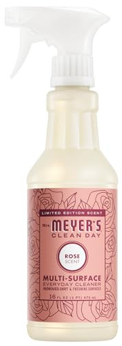 MRS. MEYER'S CLEAN DAY Multi-Surface Everyday Cleaner, Rose Scent, 16 Fl Oz Bottle