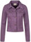 Rock Creek Damen Jeans Jacke Übergangs Jacke Denim Blouson Stretch Kurz Classic Jeansjacken Urban Stonewash D-401 Violett XL