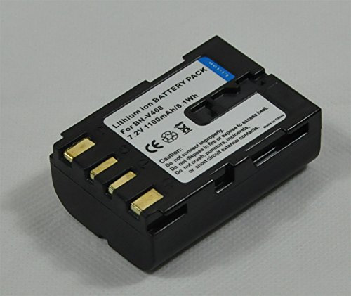 BTBAI Compatible bn-v416 Battery for jvc bn-v408 v428 v438 v408u v416u v428u v438u digital camera video camcorder (1x Battery+Charger AC/DC Single)