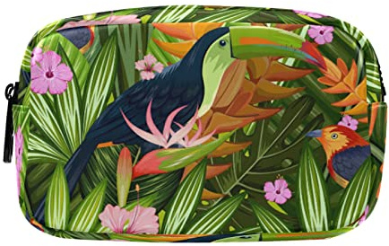 Kampfer Papagei Vogel Federmäppchen Federtaschen Mäppchen Große Kapazität Schlamperbox Kosmetik Make-up Tasche für Jungen Mädchen Schule Schüler
