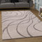 SANAT Wohnzimmer Teppich - Luxus Shaggy Nicht-schuppend Teppich, Wohnzimmer Schlafzimmer Esszimmer Eingangsbereich Teppiche, Creme 160 x 220 cm