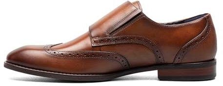 Stacy Adams Herren Karson Monk Strap, Cognac, 45 EU