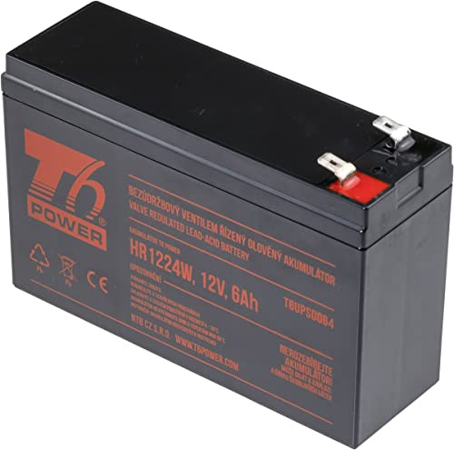 T6 Power Battery Set for APC Backup Power Supply Part Number RBC106 VRLA 12V