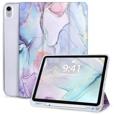 Vozehui 10.9 Zoll Hülle für iPad (A16) 11th Generation 11 Inch 2025&iPad 10 Generation Hülle 2022 mit Bleistifthalter, Tri-Fold Ständer Schutzhülle Intelligente Gehäuse mit Automatische Weckfunktion