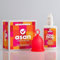 Asan Menstrual Cup (Light/Medium Flow) + OneDrop Cleanser, 60 ml Combo Pack | Easy to Insert, Remove & Sterilise | Leakproof, Reusable & Portable | Medical Grade Silicone I Eco Period Products
