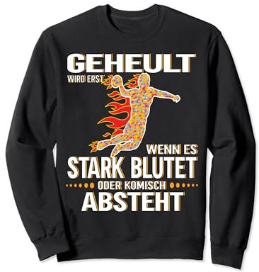 Handball Spieler Designs Herren & Damen und Handball Fans Sweatshirt