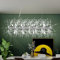 Depuley Modern Kronleuchter Kristall, 90cm Pendelleuchte Chrom, LED Kristall Hängelampe Feuerwerk, Löwenzahn Pendellampe 12xG9 Lichter für Esszimmer, Schlafzimmer, Restaurant(Inklusive G9 Glühbirnen)