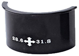 2 Stück 28,6 mm auf 31,8 mm 31,8 mm auf 34,9 mm Unterlegscheiben-Adapter für Fahrrad-Umwerfer, Umwerferscheibe
