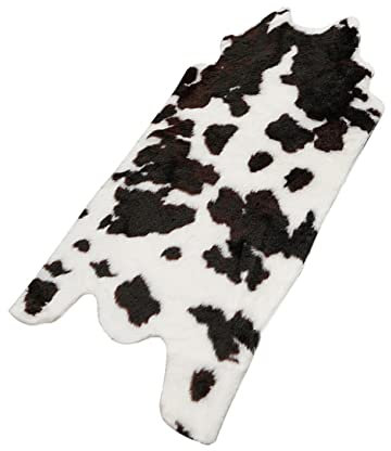 WOONEKY Absorbierender Rutschfester Bodenmatte Mit Kuhmuster Weich Und Formbeständig Waschbar Vielseitig Für Küche Bad Und Wohnzimmer Sicherer Halt Durch Anti-rutsch-Unterseite