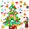 Bricolage Arbre de Noël en Feutre pour Enfants avec 36 Ornements Amovibles, Décoration Sapin, Cadeaux pour Enfants