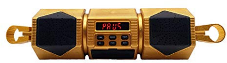 Kissmii Motorrad MP3 Player Lenker Lautsprecher Bluetooth Musik FM Radio Wasserdicht Verstellbare Halterung Fahrrad Audio Stereo 12V