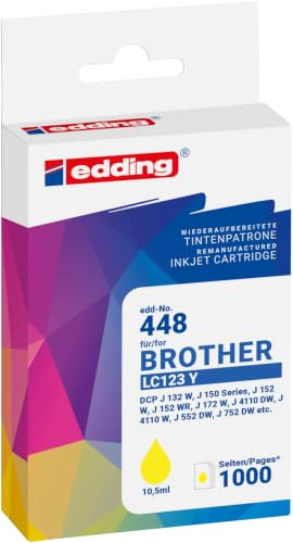 Druckerpatrone ersetzt Brother LC123 Yellow