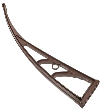 TOGEVAL Baldachinhalterung bodentrampolin Outdoor markisenhalterungen Türvordach Fensterrollos Decks Stützen für Terrassenmarkisen Überdachungshalterung für die Terrasse im Freien Coffee