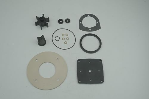 Marine Toilet Service Kit Replacement for 37040-0000 Fit for Jabsco 37010 Series & PAR 37 Series Marine Toilets Including Wear Plate Kit Joker Valve