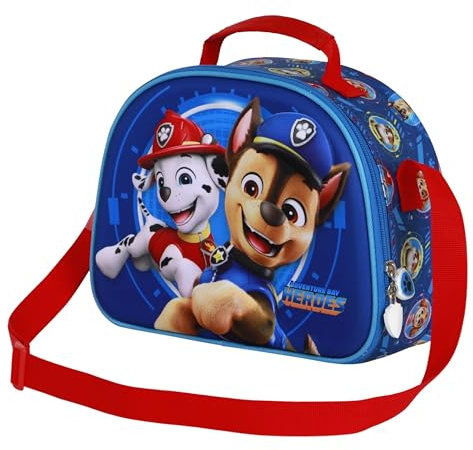 KARACTERMANIA La Patrulla Canina Adventure-Bolsa Portamerienda 3D, Azul, 26 x 20 cm