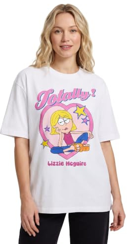 Disney Lizzie McGuire Womens Short Sleeved T-Shirt Options| Crew Neck Graphic Tee | Casual Wear Merch