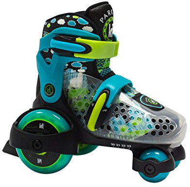 KRF The New Urban Concept des Park City Baby Quad M Verstellbare Schlittschuhe von 2 – 4 Jahren, bebé-niños, blau, 30 – 33