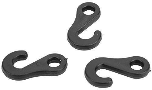 20Pcs Gancio a Forma di S, Gancio a Forma di S Accessorio per Uso Tenda Tenda Portatile in PVC di qualità ad Alta Temperatura Tende da Campeggio e Accessori