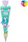 alles-meine.de GmbH Bastelset - Schultüte Farbe & Größe wählbar 70/85 / 100 cm - Meerjungfrau & Fische - Farbe frei wählbar - Bastelschultüte - Zuckertüte zum selber Bastel..