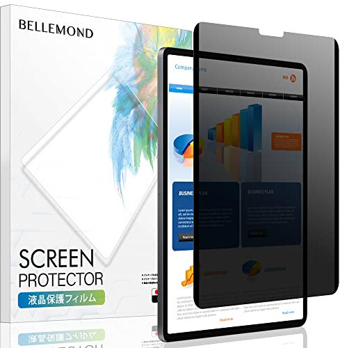 BELLEMOND Abnehmbarer magnetischer Sichtschutz für iPad Pro 12,9 Zoll (2022/21/20/18), 60°Anti-Spionage-Landschaftsfilter, blendfrei, Blaulichtschnitt, kratzfest, 1 Stück