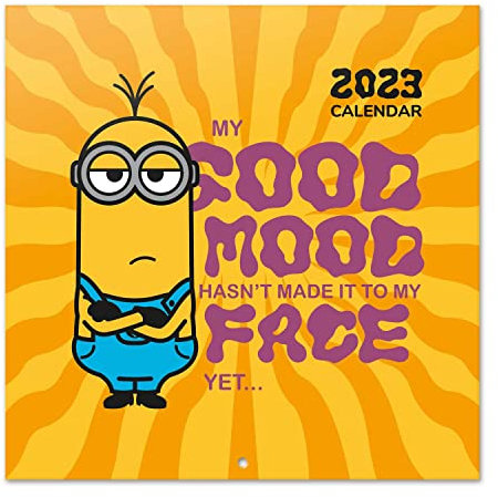 Grupo Erik Wandkalender 2023, Die Minions Jahreskalender 2023, Kalender 2023 Wandkalender mit Geschenk Poster, Kalender 2023 zum Aufhängen, offizielle Lizenz, FSC zertifiziert
