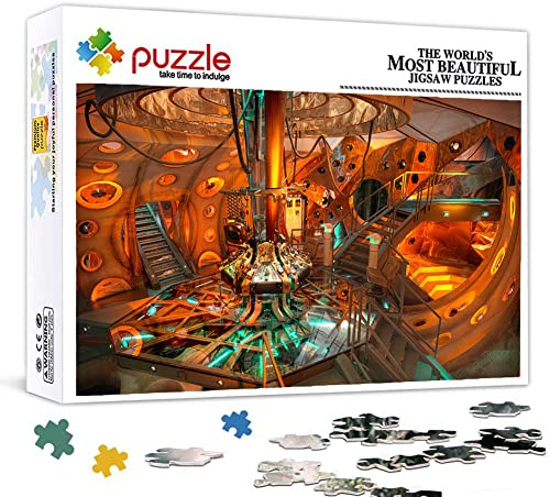 PAWCA Cardboard Jigsaw 1000 Piece，Doctor Who Puzzle,Puzzles Educational Toys for Adult Birthday Gift（38x26cm）-c163j