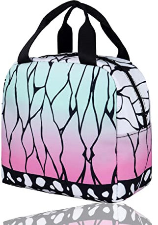 Roffatide Anime Lunch Bag Auslaufsicher Wiederverwendbare Isolierte Lunch Box Arbeit Reisen Picknick Isolierte Lunch Container