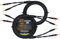 WORLDS BEST CABLES 2 Meter - Canare 4S11 – Audiophile Grade - HiFi Star-Quad Speaker Cable Pair with Eminence Gold Banana Connectors