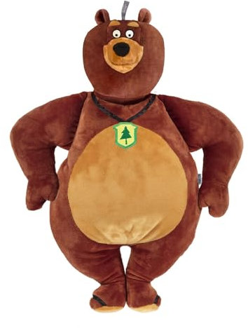 Fashy Hot Water Bottle with Cuddly Toy Grizzy from Grizzy & The Lemmings, 0.8 L, 54 x 44 cm