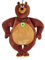 Fashy Wärmflasche mit Kuscheltier Grizzy aus Grizzy&the Lemmings, 0,8 L, 54x44 cm