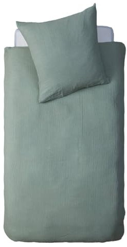Atmosphera - Parure de lit Lili en Gaze de Coton 140x200cm